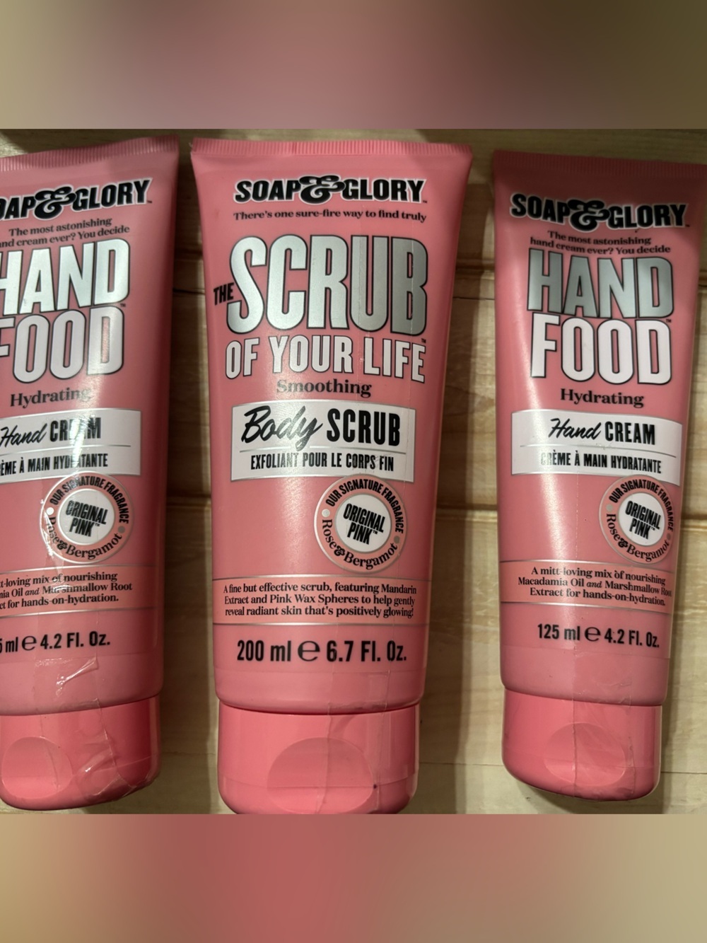 Soap & Glory Pink Hand Food & Scrub Duo (82)